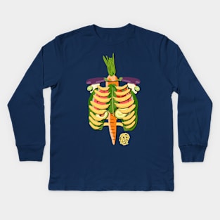 Fruity Insides Kids Long Sleeve T-Shirt